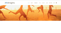 Desktop Screenshot of alfainsights.com